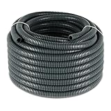 REV ISO-Rohr für Elektroinstallation, Kabelrohr EN20 aus PVC, flexibel 25m...