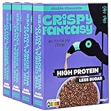 Crispy Fantasy Protein Cerealien, Schokolade, Glutenfrei, Vegan, Wenig Zucker,...