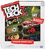 Tech Deck Sk8Shop Bonus Pack - Fingerboard-Set mit 6 authentischen Boards und...