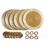 Penguin Home Set mit 18 Glasperlen Platzdeckchen, Untersetzern und...