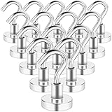 swihorab Magnethaken, 14Stück Extra Stark Magnet Haken 10kg Super Starke Neodym...