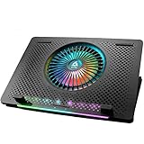 KLIM Orb + Laptop-RGB-Kühler- 11 bis 15.6 Zoll + Laptop-Gaming-Kühlung +...