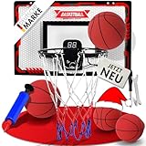 VALENESS® Mini Basketballkorb Indoor [für Tür & Wandmontage] - Kleiner...