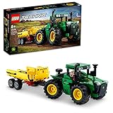 LEGO Technic John Deere 9620R 4WD Tractor, mit kippbarem Anhänger, klassisches...