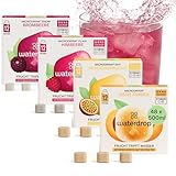 waterdrop® Microdrink Set | 48 Waterdrop Drops Würfel - 4 fruchtige Sorten |...