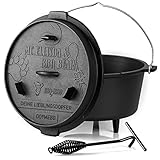 BBQ-Toro Dutch Oven 9 Liter | Mc.Ellisda und BBQ Bear Sonderedition 'Deine...
