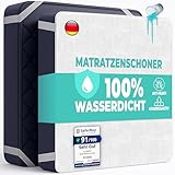 Matratzenschoner 140x200 cm Wasserdichte Matratzenauflage aus Baumwolle...