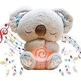 Funmo Huggee Koala-Schlummer, Koala Kuscheltier mit Herzschlag, Schlaf Koala,...