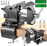 Schraubstock - Tischschraubstock drehbar 270°, 110 mm...