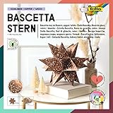 folia 411/1515 - Bastelset Bascetta Stern Weihnachtsornament, kupfer/weiß, 32...