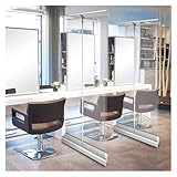 KEuLen Transparantes Roll Banner, Rollup Spuckschutz, Roll-Up-Bannerständer mit...