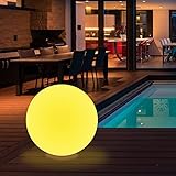 wuuhoo® LED Solarlampe Gloria mit 16 Farben 30-50cm, wetterfester und dimmbarer...