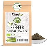 Pfeffer schwarz BIO gemahlen 200g | Gewürzklassiker in höchster Bio-Qualität...