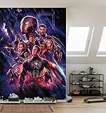 Komar Marvel Fototapete Avengers Endgame Movie Poster - Größe 184 x 254 cm, 4...