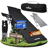 NORDICTRAILS Feldbett Campingbett klappbar - XXL gemütliche Campingliege |...