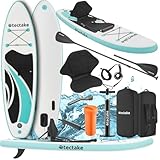 tectake® Stand Up Paddle Board, SUP aufblasbar, Standup, SUB mit Pumpe, Kajak...
