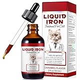 Flüssige Eisenpräparate für Katzen,60ML Katze Vitamine und Ergänzungen mit...