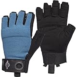 Black Diamond Unisex Crag Half-Finger Gloves Kletter-Handschuhe, Klettersteig,...