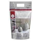 Rayher Kreativ-Knetbeton 3kg- im handlichen, wiederverschließbarem Beutel- für...