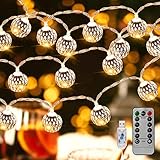 LED Lichterkette Innen - USB Lichterkette Außen Strom, 40er Marokkanische...