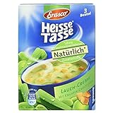 Erasco Heisse Tasse Lauchcreme mit Knusper-Croûtons, 3 Beutel, 52.8g