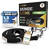 ZENOXO® [3m] Hundeleine | Schmutz- & wasserfest - Ideal für mittlere & große...