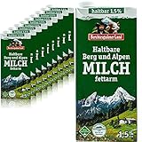 Generisch Berchtesgadener Land - 10er Pack H-Milch fettarm 1,5% in 1 Liter...