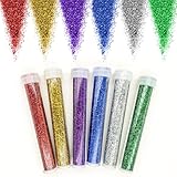 LISOPO 6pcs Glitzer Set Kinder Glitter Gel Glitzerpulver Glitzerstreuer zum...