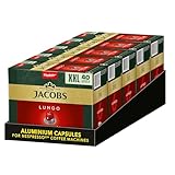 Jacobs Kaffeekapseln Lungo Classico, Megapack XXL, Intensität 6/12, 5 x 40...