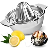 LINFELDT 450ML Zitronenpresse Edelstahl - Orangen & Limetten - Rostfrei &...