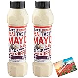 Set 2x Remia Black Truffle Mayonaise 800ml I schwarze Trüffel Mayonnaise I Majo...