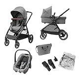 Maxi-Cosi Zelia S Trio Kinderwagen 3 in 1 Komplettset, 0-4 Jahre, bis 22 kg,...