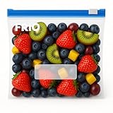 FRIO Gefrierbeutel mit Schieber – 15 Stück, 3 l, 26,5 x 26,5 cm, starke...