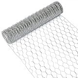 Kaninchendraht, 16M Hühnerdraht Drahtzaun, Sechseckgeflecht Hasendraht für...