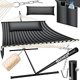 KESSER® Hängematte Hill mit Gestell Kissen Doppelhängematte für 2...