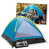 STREND PRO Campingzelt 2 Personen 205x150x100 cm – Wurfzelt, Kuppelzelt...