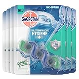 Sagrotan Toilettenfrische Hygiene Plus WC-Spüler – Toilettenreiniger gegen...