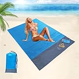 Gigmeta wasserdichte Strandmatte 200 x 140 cm, Tragbare Stranddecke,...