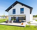 HOME DELUXE - LED Vollkassettenmarkise ELOS - Sandfarben, 500 x 300 cm - inkl....