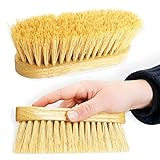 Wurzelbürste für Pferd Esel Ziegen mit Holzrücken und Langen Borsten...