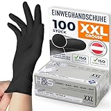ISC Hygiene & Safety Nitrilhandschuhe L, Einweghandschuhe, Einmalhandschuhe,...