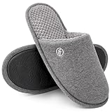 EverFoams Herren Strick Hausschuhe Leichter Memoryschaum Innen...