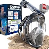 Die Preisgekrönte KAIMANA® Schnorchelmaske für Erwachsene & Kinder - absolut...