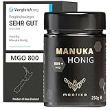 maorika - Manuka Honig 800 MGO + 250g im Glas (lichtundurchlässig, kein...