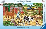 Ravensburger Kinderpuzzle - 06035 Glückliches Bauernhofleben - Rahmenpuzzle...