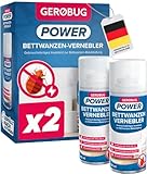 GEROBUG Bettwanzen-Fogger 2 x 150 ml zur Bettwanzen Bekämpfung - [HOCHEFFEKTIV]...