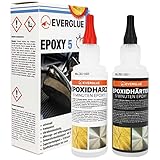 Everglue 5 Minuten Epoxy 200g 2K Epoxidharz mit Härter transparent und...