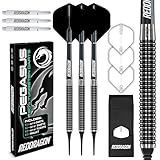 RED DRAGON Pegasus Soft Tip: 20g - Tungsten Darts (Dartpfeile) Set Mit Black...