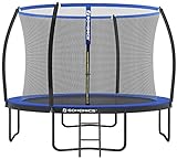 SONGMICS Trampolin Ø 305 cm, Gartentrampolin für Kinder mit Sicherheitsnetz,...