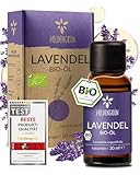 Heldengrün® BIO Lavendelöl [100% NATURREIN] Lavandula angustifolia - Echtes...